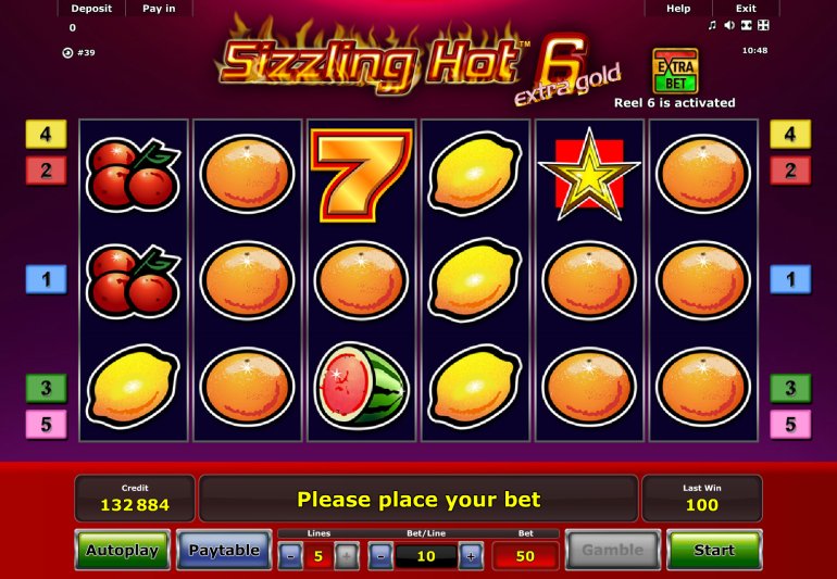 Sizzling Hot 6 Novomatic slot